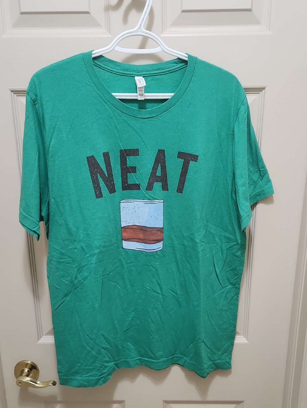 Bella Canvas Green Crewneck Graphic Tee